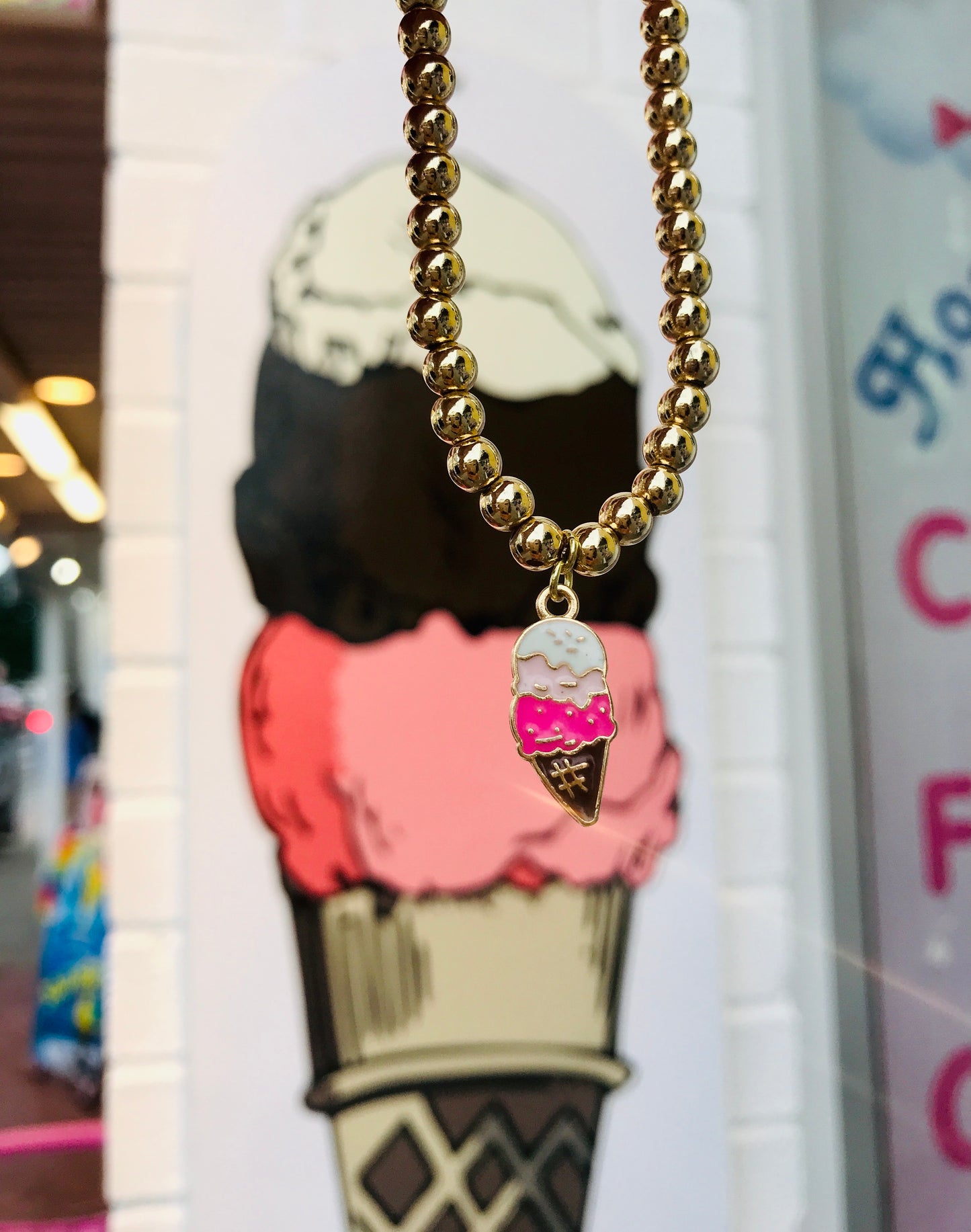 Ice Cream Charm Bracelet - Kids