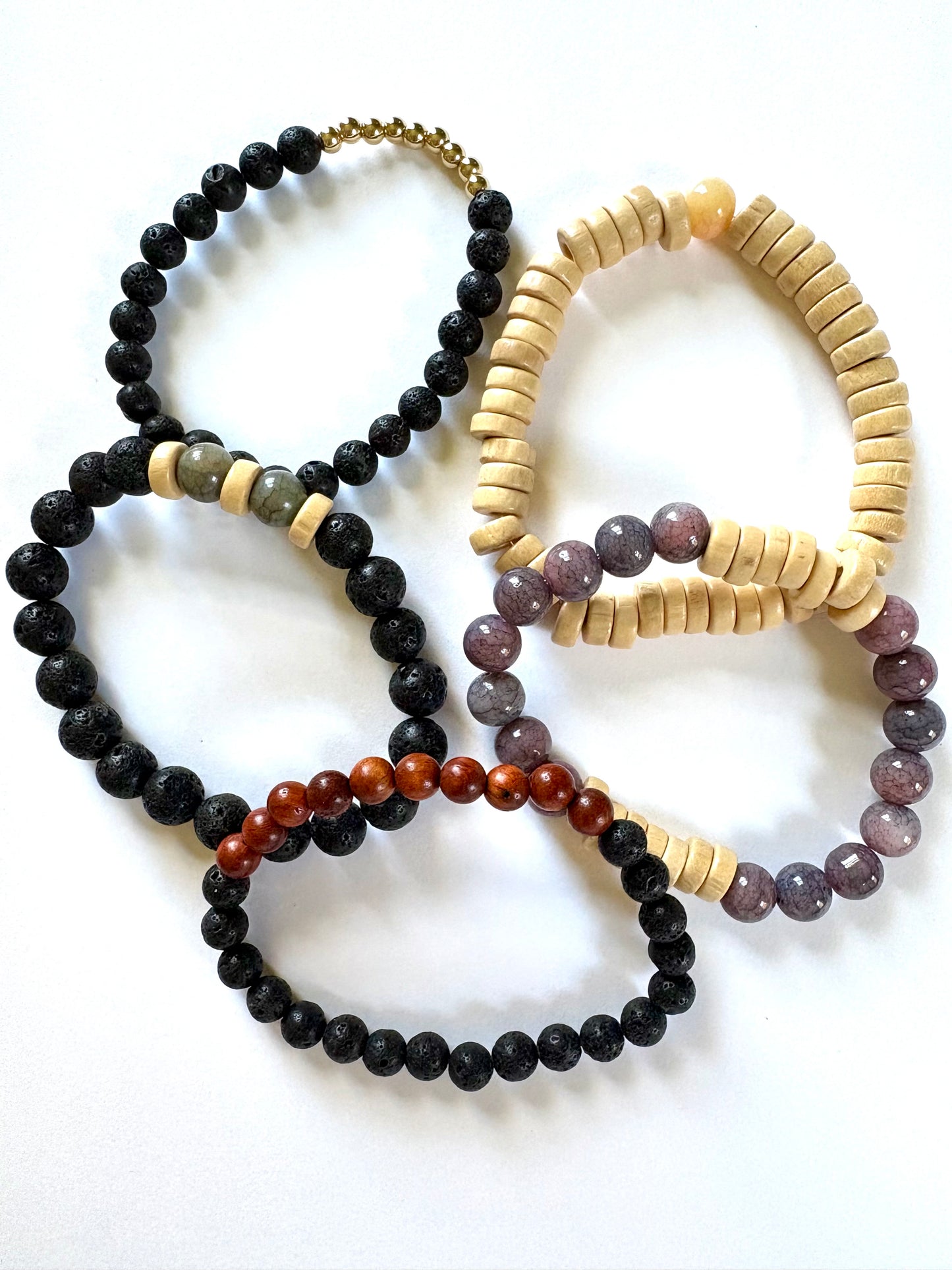 Earthy Fall Bracelet Stack