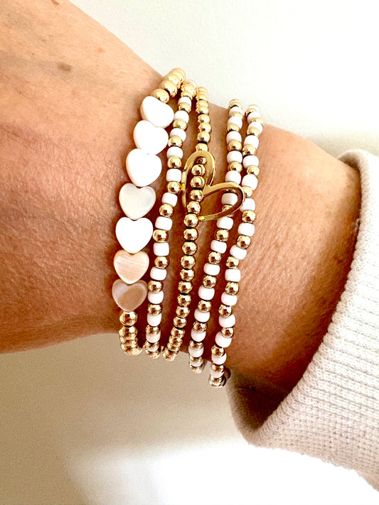 Delphine's Bracelet Stack (Set of 5 bracelets)