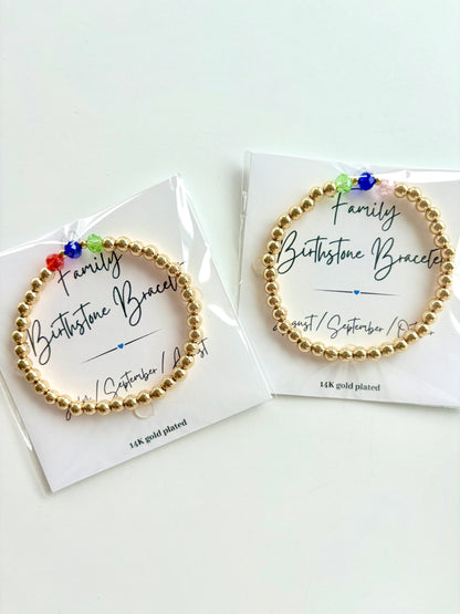 Family Birthstone Bracelet