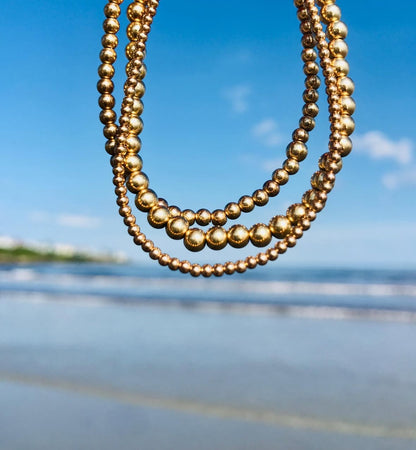Gold Plated Stack of 3 Bracelets
