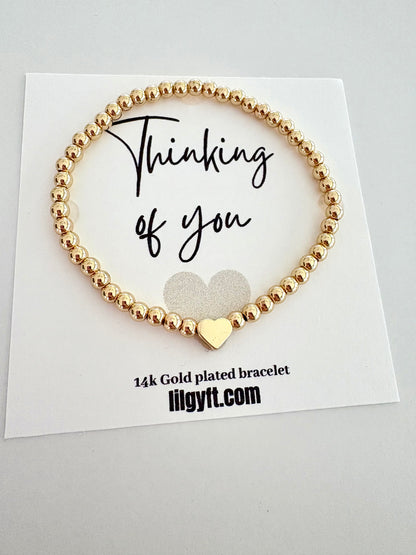 Heart Bracelet - Thinking of you